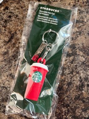 Starbucks limited edition reusable hot cup lid stopper